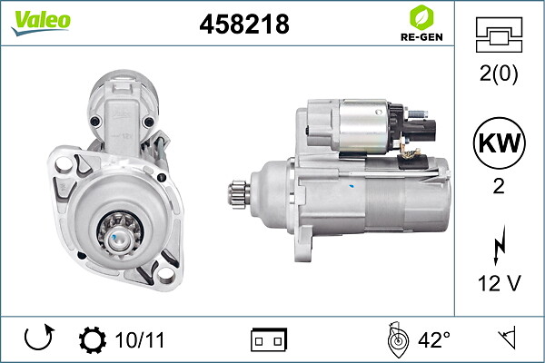 VALEO Starter 458218 for VW