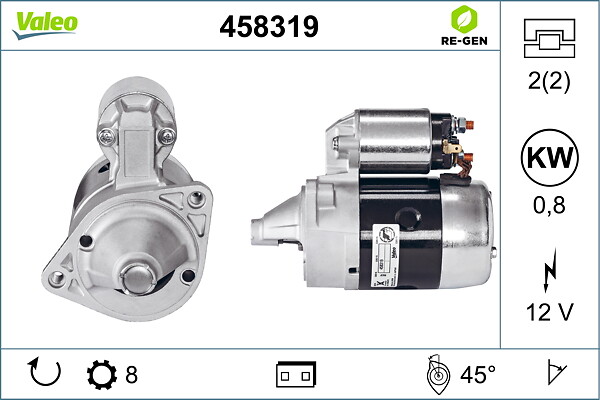 VALEO Starter 458319 for SUZUKI OPEL MITSUBISHI SUZUKI (CHANGHE)