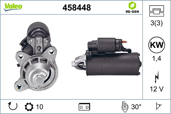 VALEO Starter 458448 for FORD