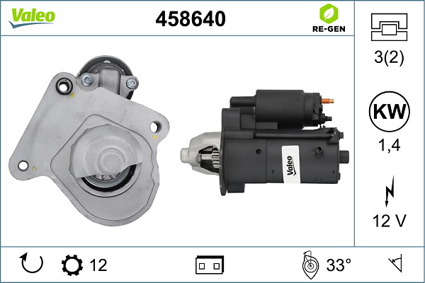 VALEO Starter 458640 for FORD MAZDA