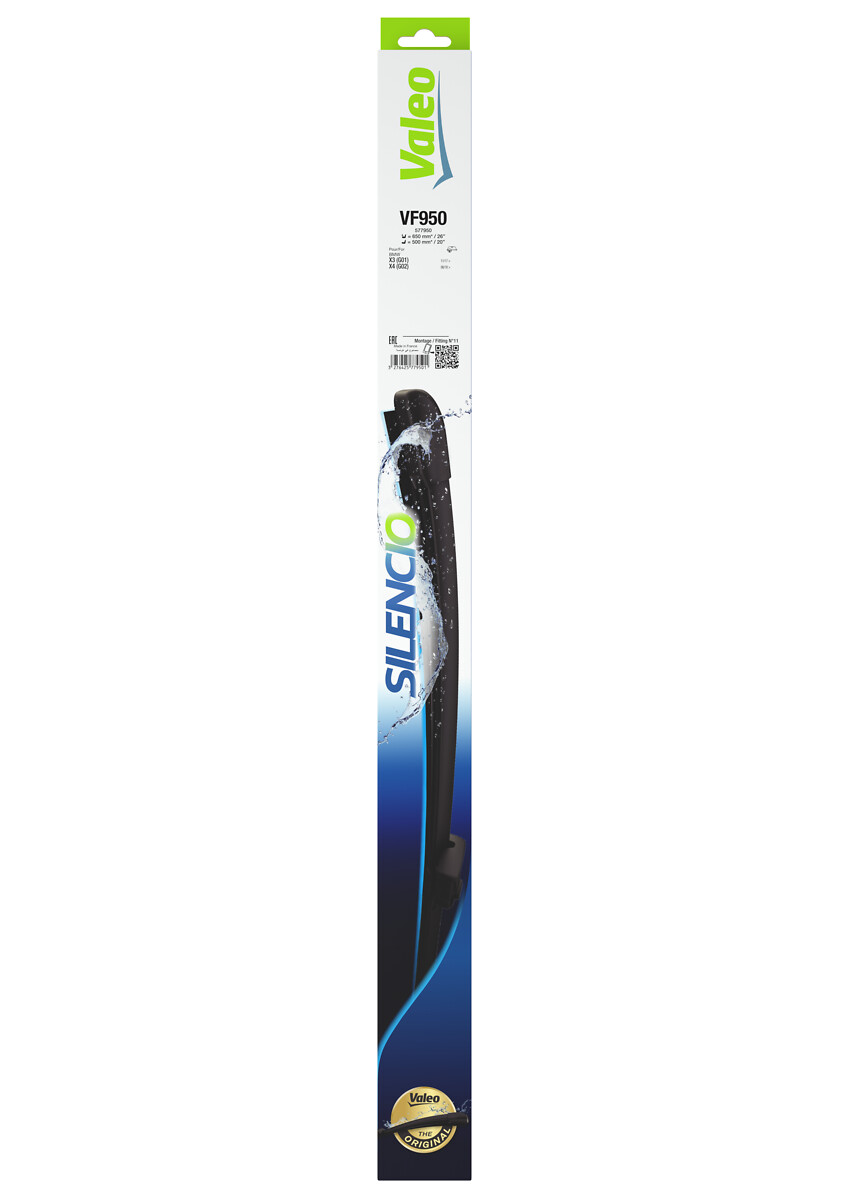 VALEO Viskerblad 577950 foran for BMW (BRILLIANCE) BMW JAGUAR
