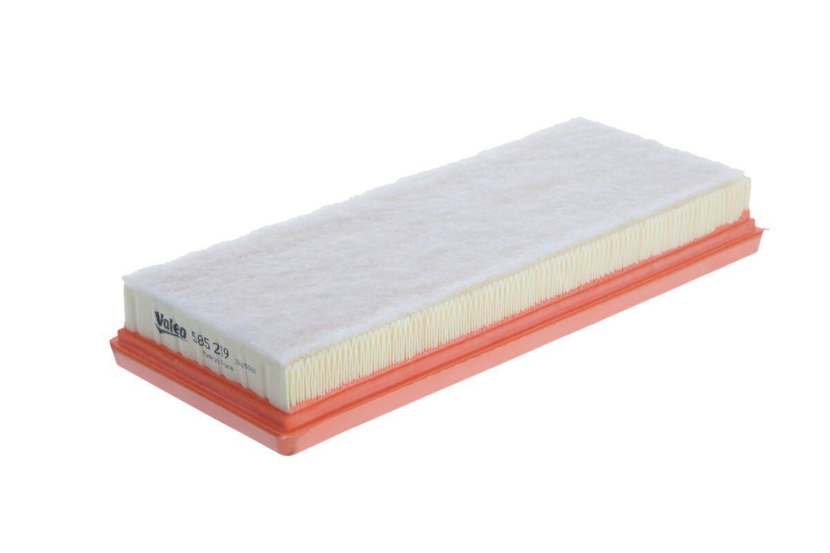VALEO Luftfilter 585219 Filterindsats length_mm_203|Længde [mm]|269 width_mm_206|Bredde [mm]|112 height_mm_209|Højde [mm]|40 weight_kg_212|Vægt [kg]|0
