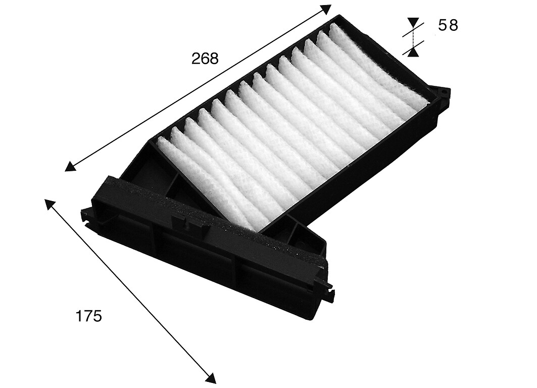 VALEO Kabineluftfilter 715528 for MITSUBISHI