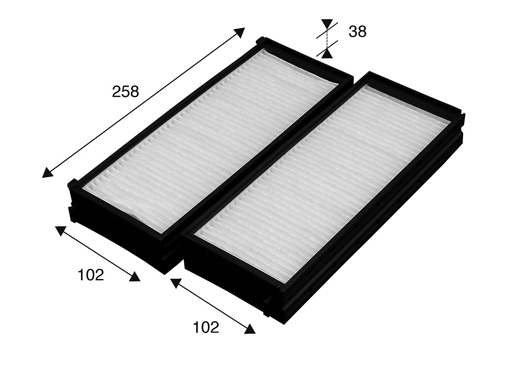 VALEO Kabineluftfilter 715529 for HYUNDAI KIA