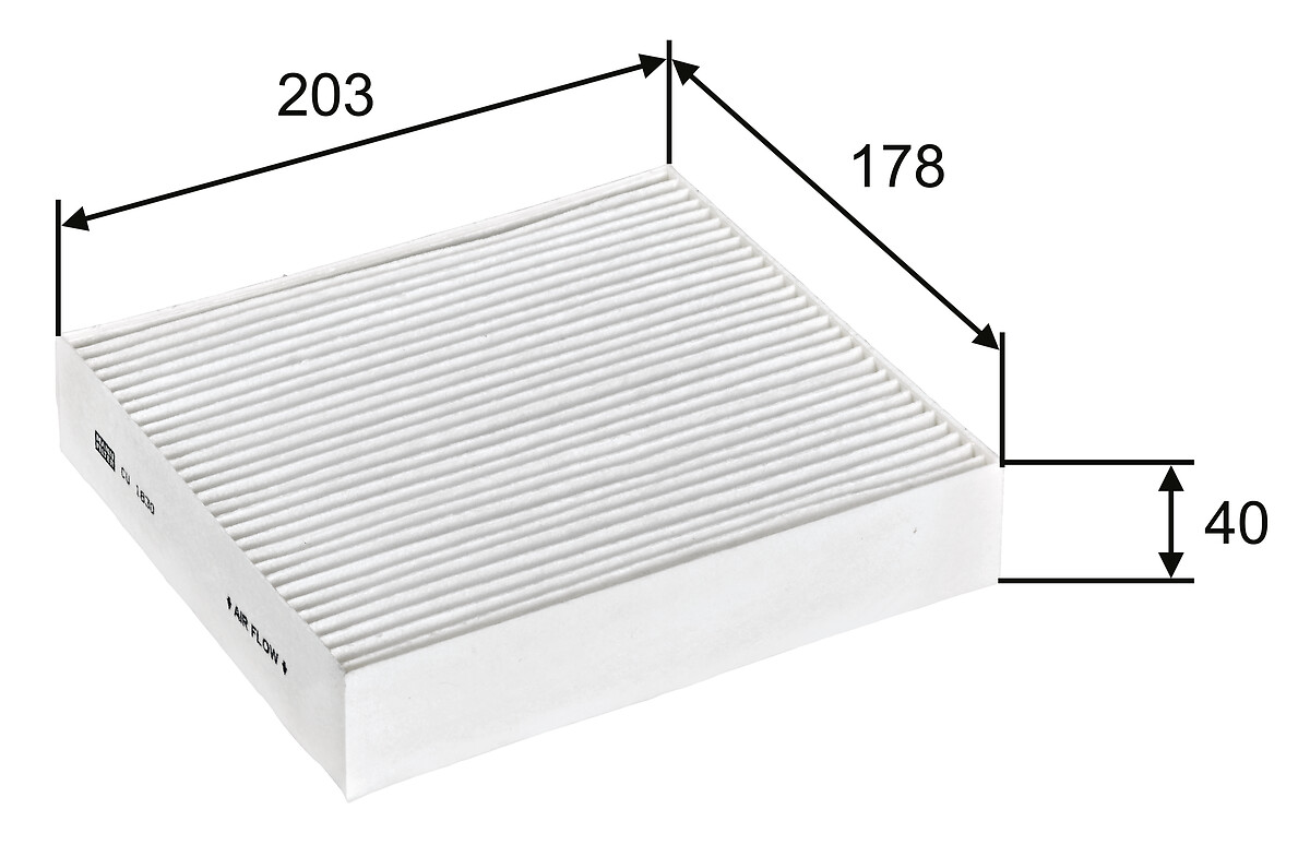 VALEO Kabineluftfilter 715603 for MITSUBISHI SMART
