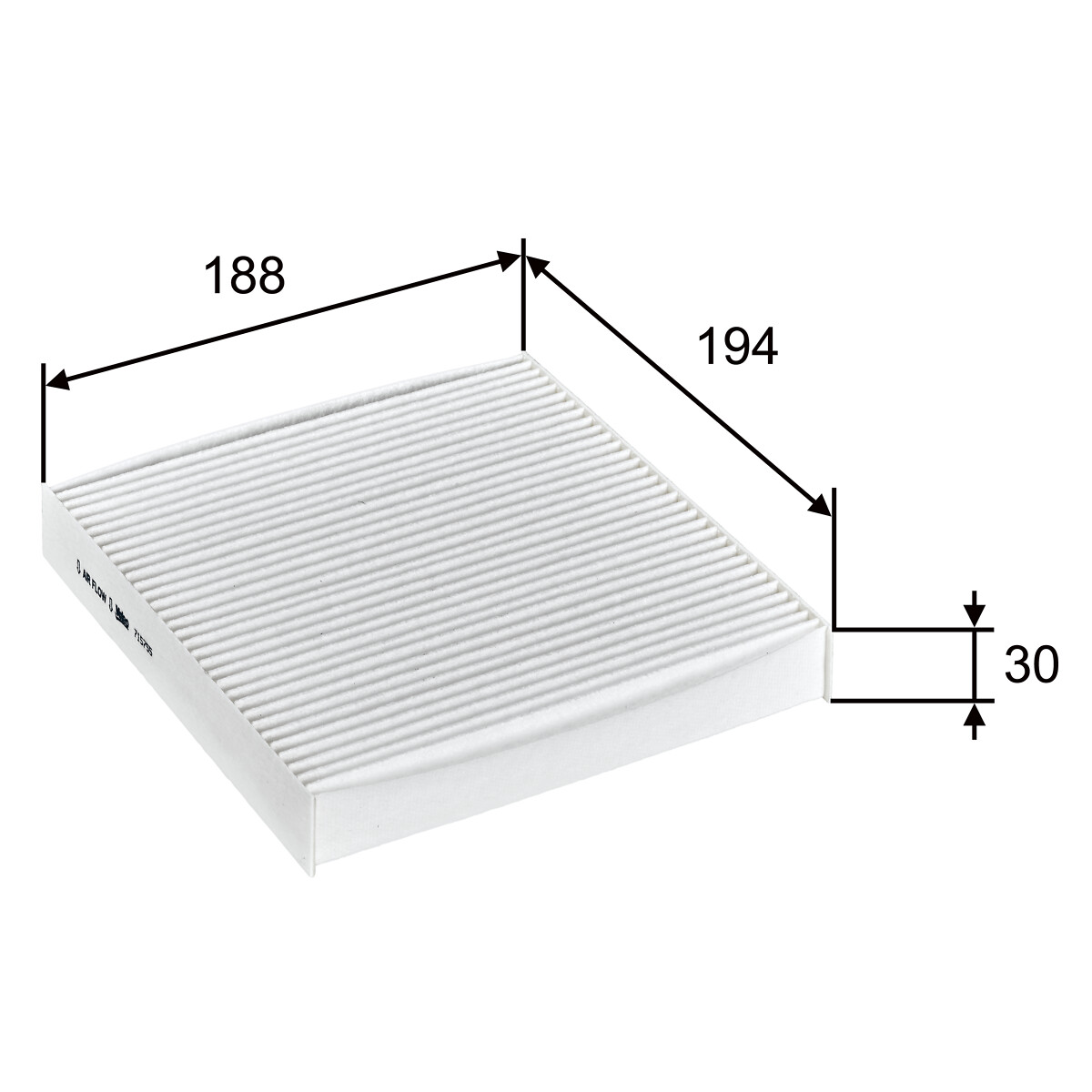 VALEO Kabineluftfilter 715755 for ABARTH