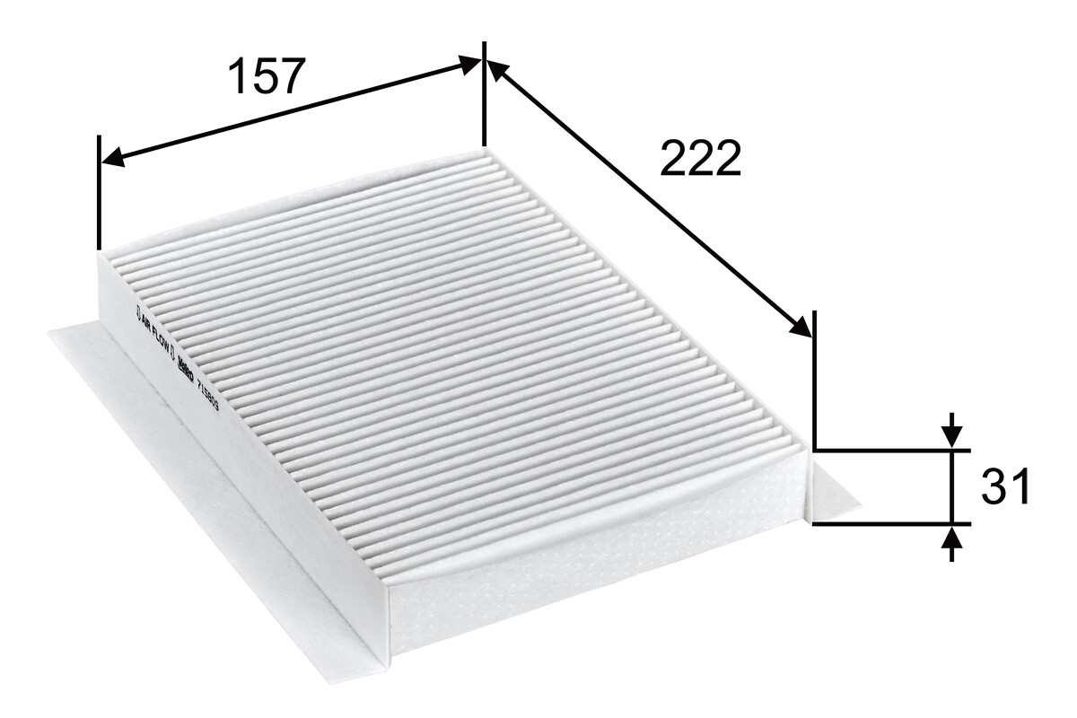 VALEO Kabineluftfilter 715809 for JEEP FIAT