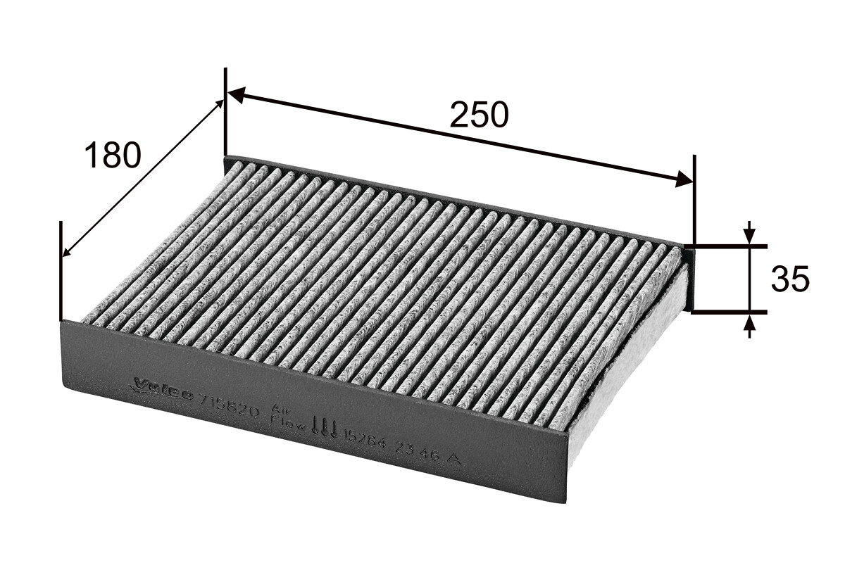 VALEO Kabineluftfilter 715820 for MERCEDES-BENZ NISSAN RENAULT