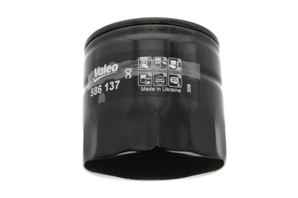 VALEO Oliefilter 586137 Påskruet 90mm M20x1.5 for VOLVO GME