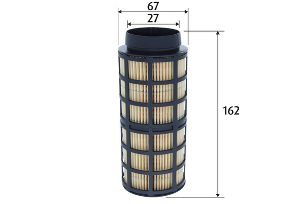 VALEO Brændstof-filter 587170 Filterindsats height_mm_209|Højde [mm]|162 outer_diameter_1_mm_978|Yderdiameter 1 [mm]|67 inner_diameter_1_mm_995|Inder