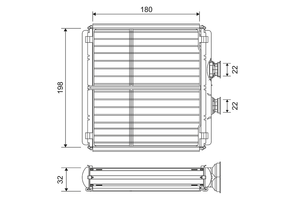 VALEO Varmeelement, kabinevarme 811508 for MERCEDES-BENZ MERCEDES-BENZ (BBDC)
