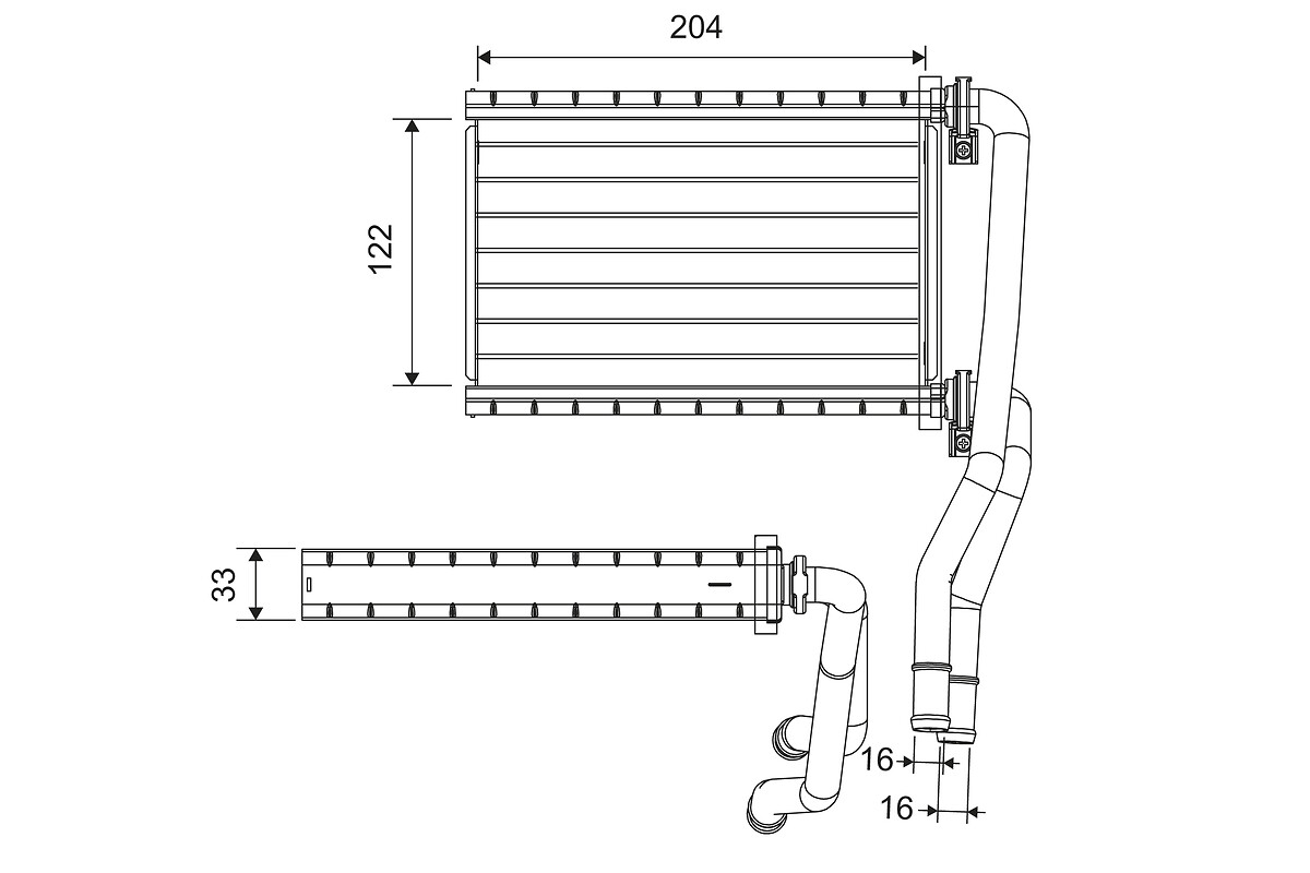 VALEO Varmeelement, kabinevarme 811535 for FIAT SUZUKI