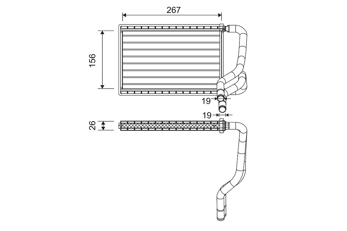 VALEO Varmeelement, kabinevarme 811568 for KIA