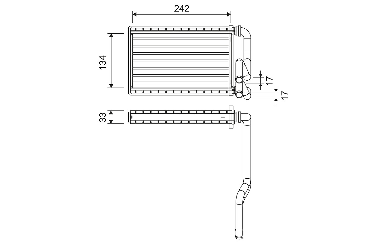 VALEO Varmeelement, kabinevarme 811578 for HONDA (DONGFENG)