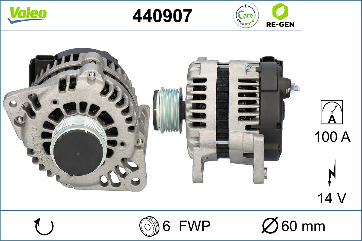 VALEO Generator 440907 for OPEL VAUXHALL ISUZU