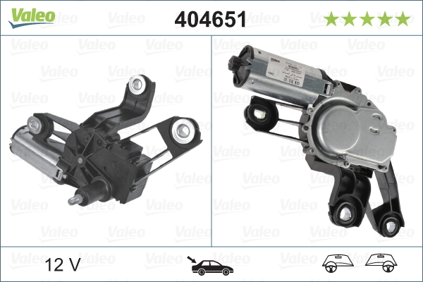 VALEO Viskermotor 404651 bag for SKODA