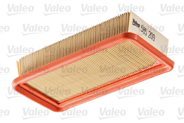VALEO Luftfilter 585209 Filterindsats length_mm_203|Længde [mm]|262 width_mm_206|Bredde [mm]|132 height_mm_209|Højde [mm]|48 weight_kg_212|Vægt [kg]|0