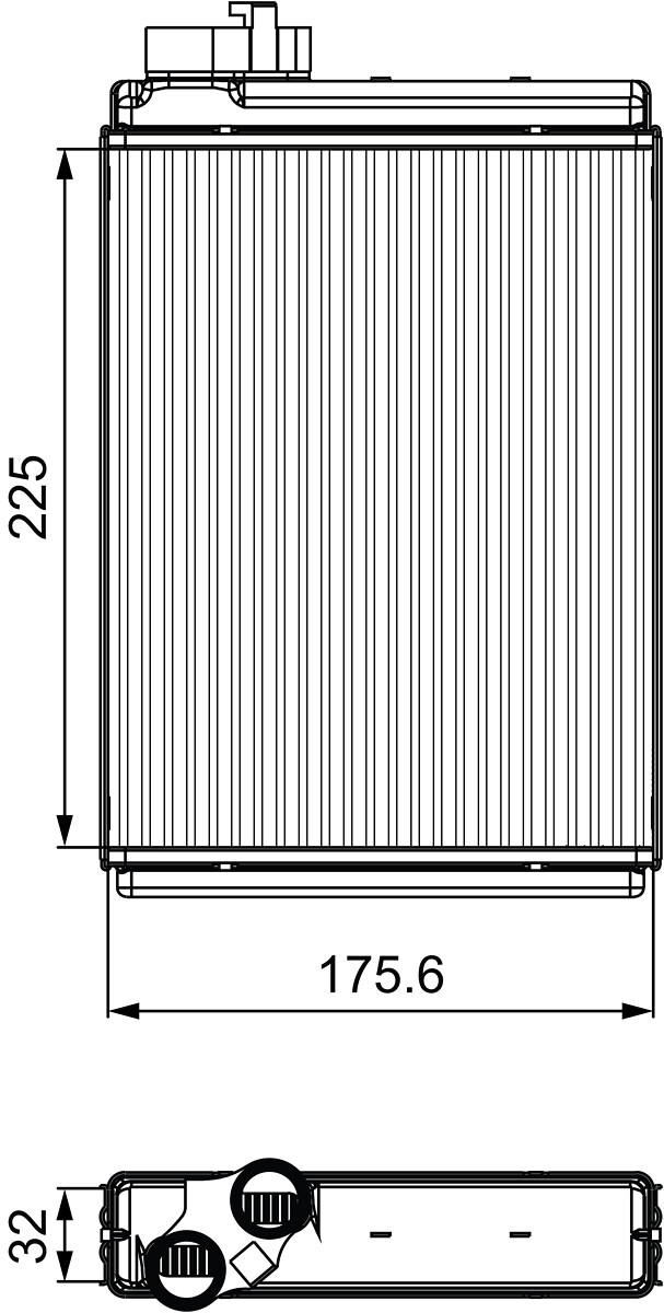 VALEO Varmeelement, kabinevarme 811507 for AUDI (FAW)