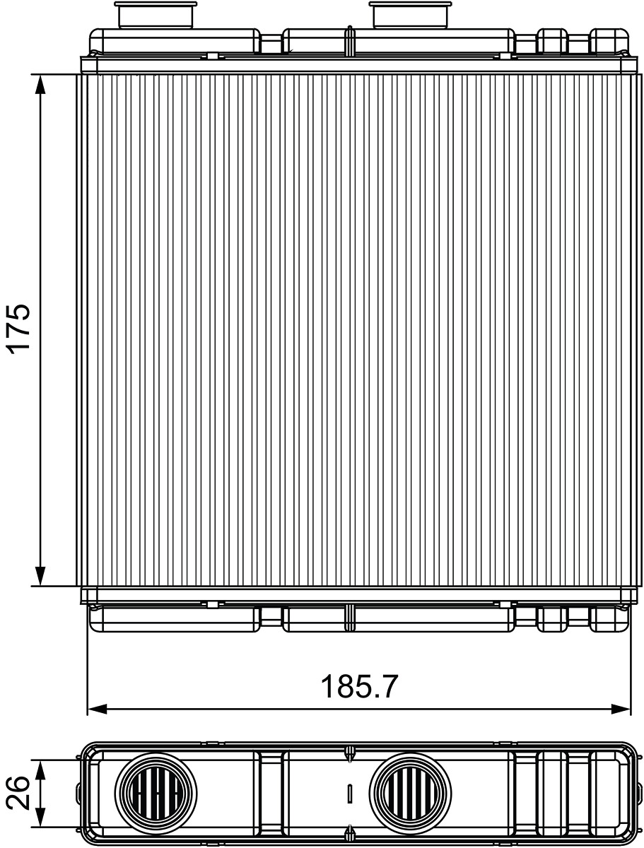 VALEO Varmeelement, kabinevarme 811543 for RENAULT
