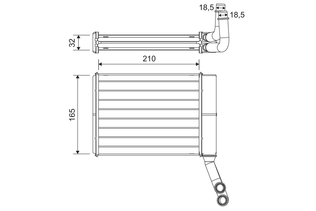 VALEO Varmeelement, kabinevarme 811597 for PEUGEOT