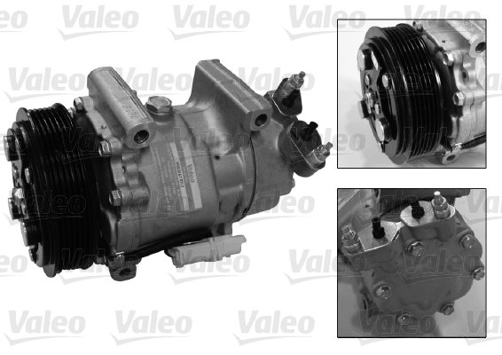 VALEO Kompressor, klimaanlæg 813189 for PEUGEOT NAZA CITROËN PEUGEOT (DF-PSA)