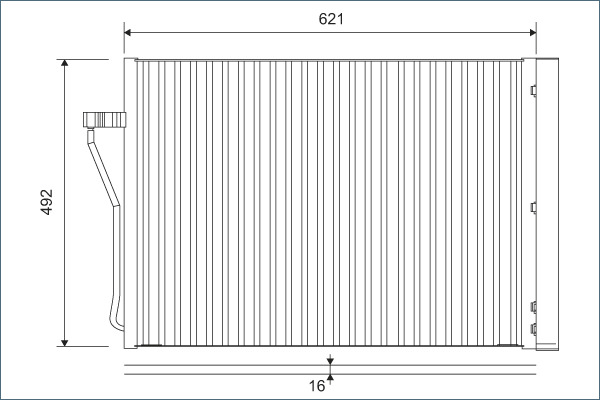 VALEO Kondensor, klimaanlæg 812879 for BMW