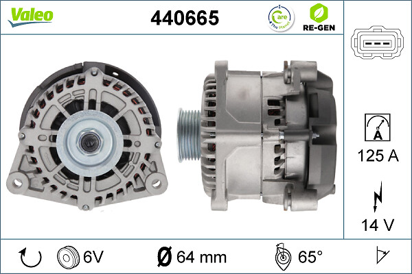 VALEO Generator 440665 for FORD