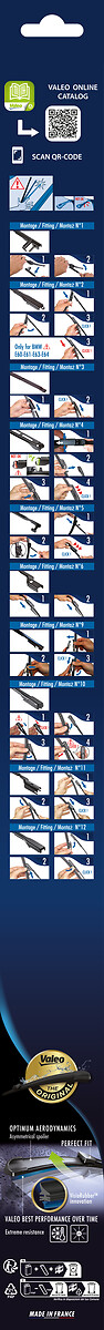VALEO Viskerblad 577726 foran for MERCEDES-BENZ