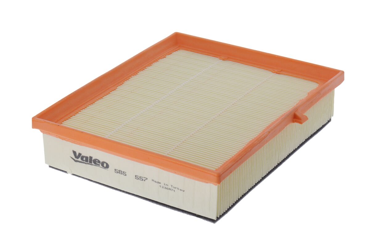 VALEO Luftfilter 585557 Filterindsats length_mm_203|Længde [mm]|253 width_mm_206|Bredde [mm]|216 width_1_mm_818|Bredde 1 [mm]|206 height_mm_209|Højde