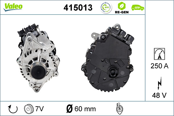 VALEO Generator, starter 415013 for KIA