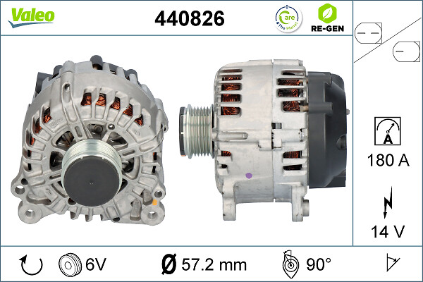 VALEO Generator 440826 for VW