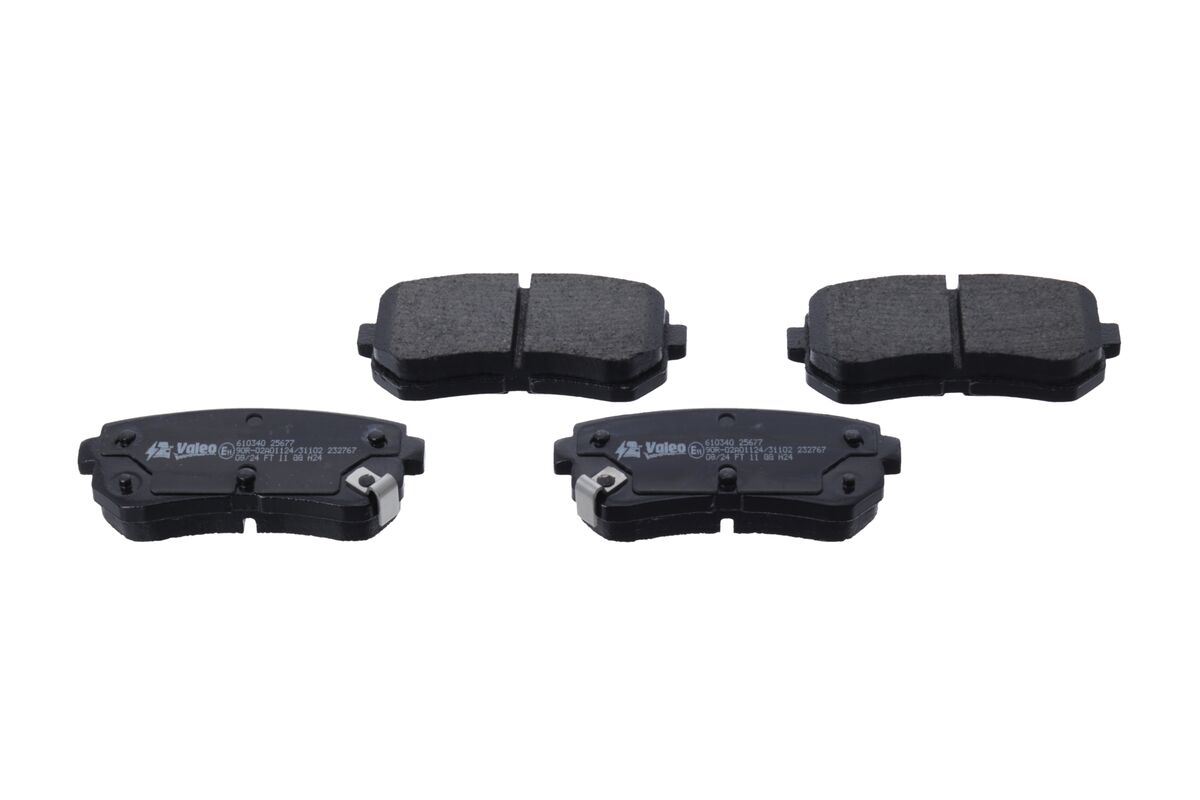 VALEO Bremseklodser 610340 bagaksel for KIA HYUNDAI