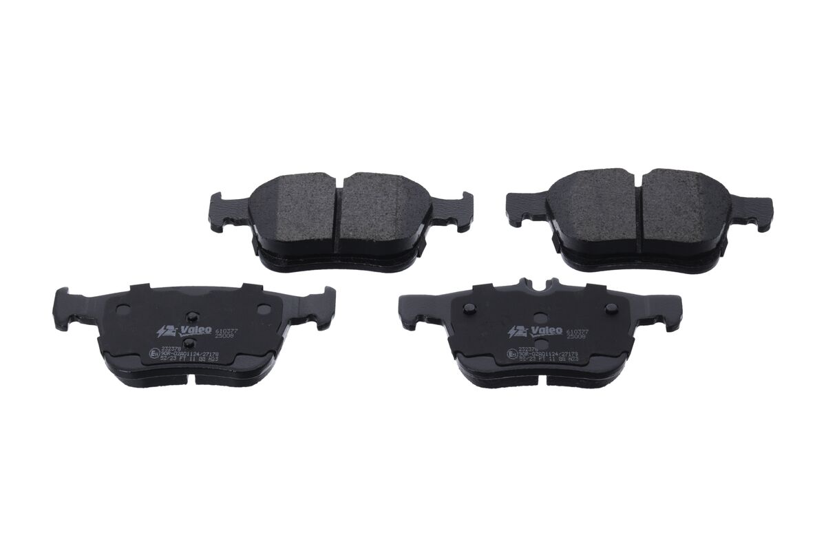 VALEO Bremseklodser 610377 bagaksel for VW AUDI (FAW)