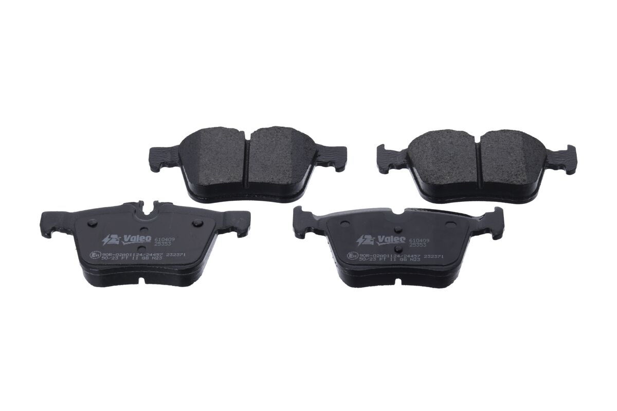 VALEO Bremseklodser 610409 bagaksel for MERCEDES-BENZ MERCEDES-BENZ (BBDC)