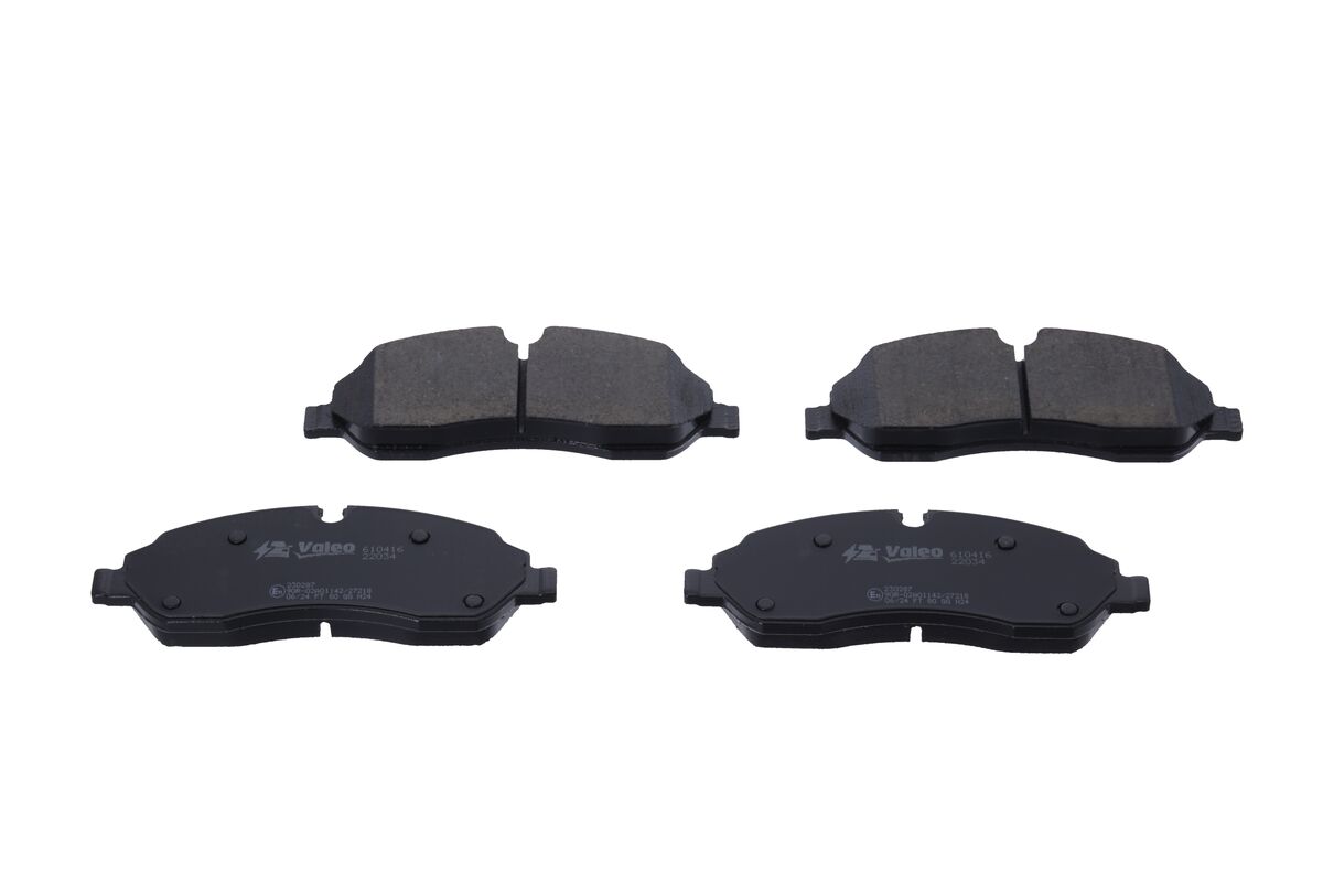 VALEO Bremseklodser 610416 foraksel for FORD FORD (JMC)