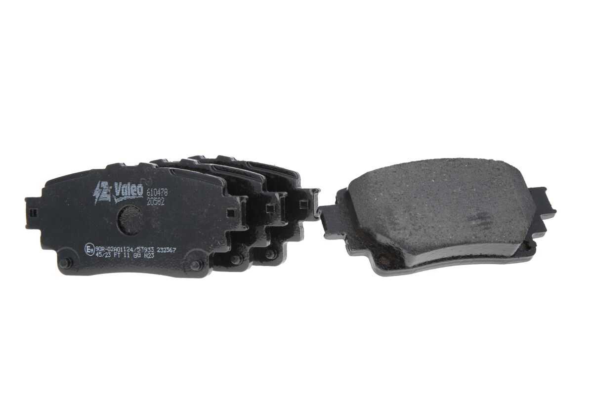 VALEO Bremseklodser 610478 bagaksel for TOYOTA LEXUS TOYOTA (FAW)