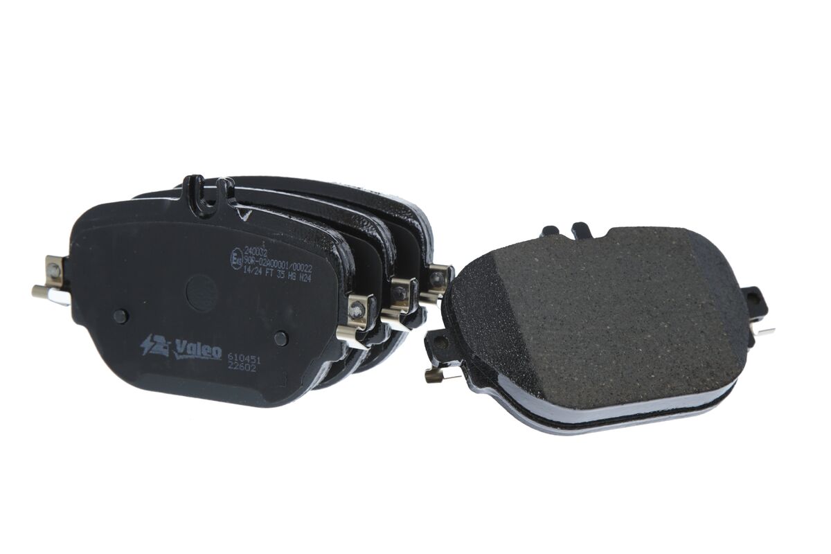 VALEO Bremseklodser 610451 bagaksel for MERCEDES-BENZ MERCEDES-BENZ (BBDC)