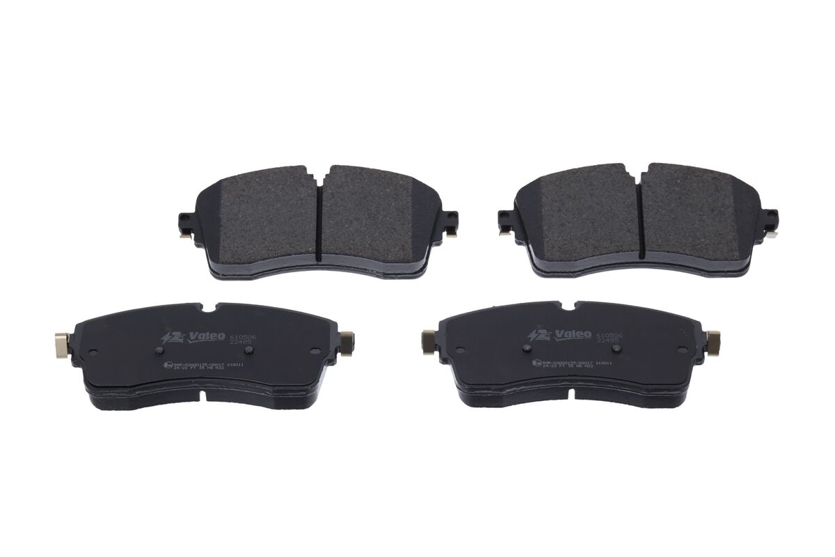 VALEO Bremseklodser 610506 foraksel for JAGUAR LAND ROVER