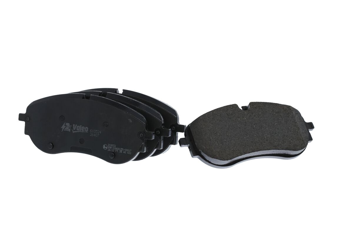 VALEO Bremseklodser 610524 foraksel for VW CUPRA