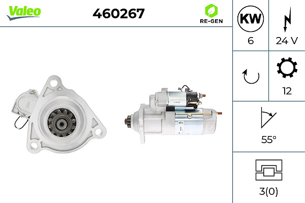VALEO 460267 for VOLVO IVECO MITSUBISHI RENAULT TRUCKS