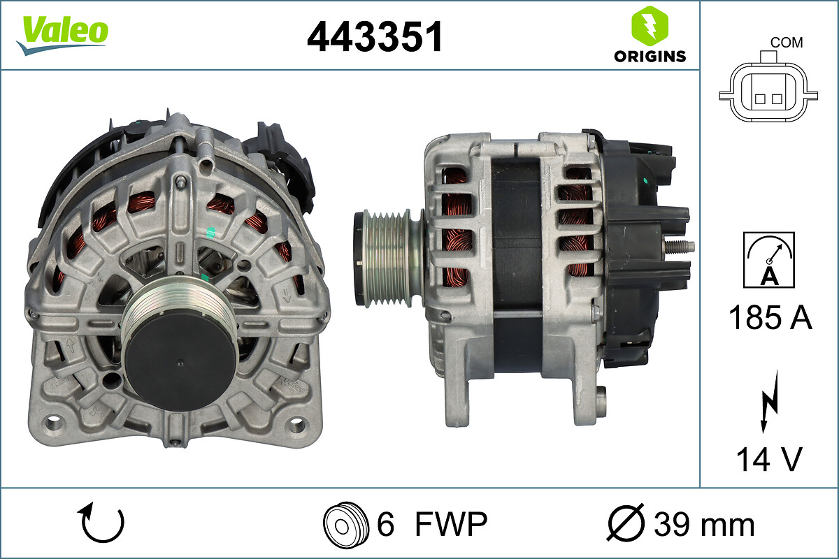 VALEO Generator 443351 for DACIA