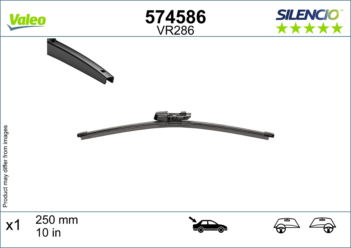 VALEO Viskerblad 574586 bag for VW