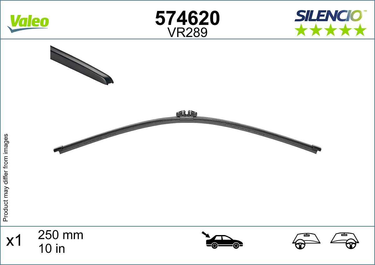 VALEO Viskerblad 574620 bag for VAUXHALL OPEL AUDI MERCEDES-BENZ NISSAN DS RENAULT JEEP