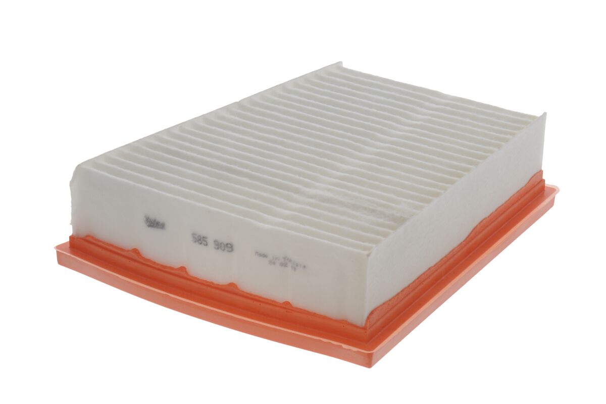 VALEO Luftfilter 585909 Filterindsats width_mm_206|Bredde [mm]|191 width_1_mm_818|Bredde 1 [mm]|142 height_mm_209|Højde [mm]|59 weight_kg_212|Vægt [kg