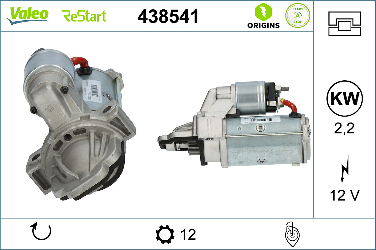 VALEO Starter 438541 for FORD