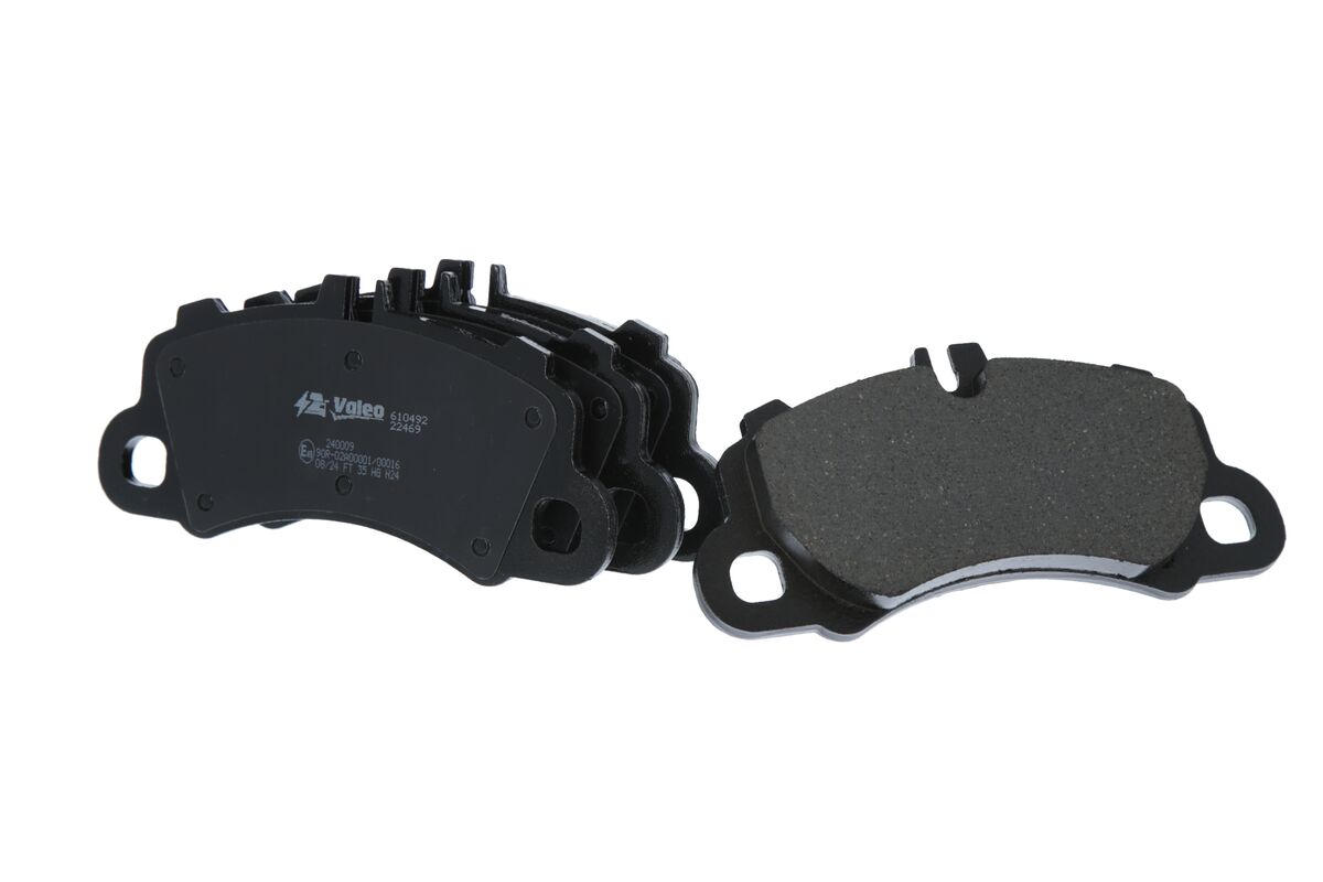 VALEO Bremseklodser 610492 foraksel for PORSCHE
