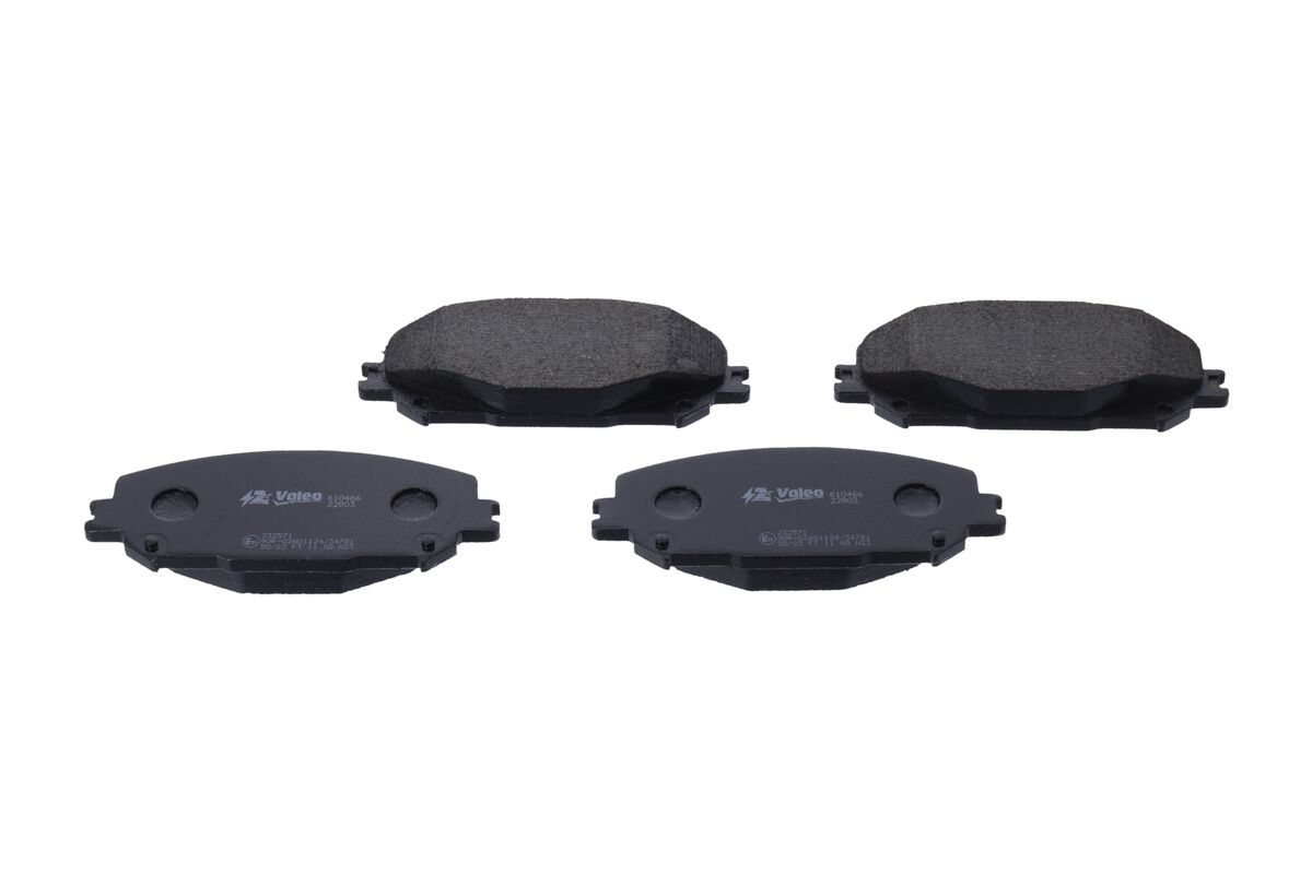 VALEO Bremseklodser 610466 foraksel for RENAULT