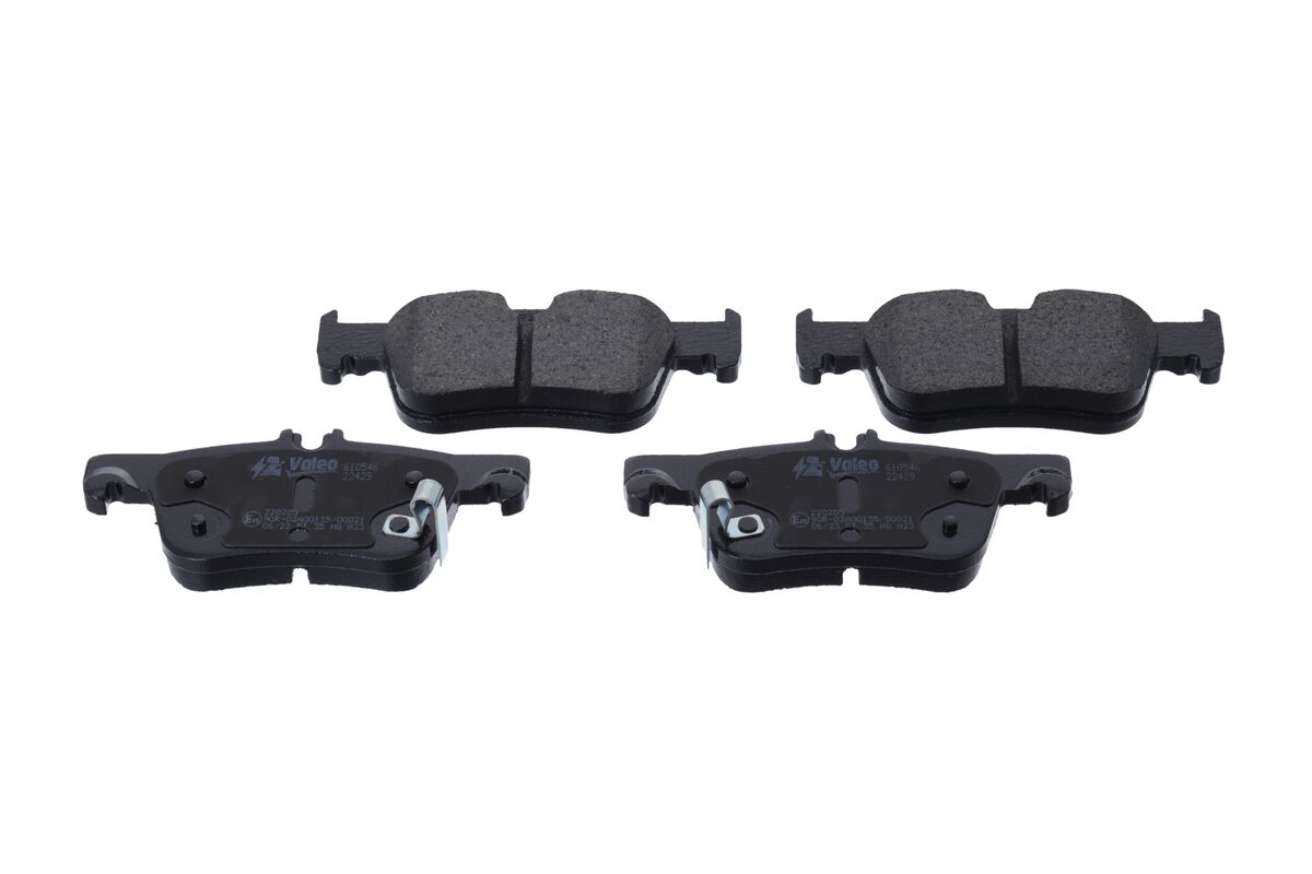 VALEO Bremseklodser 610546 bagaksel for HONDA