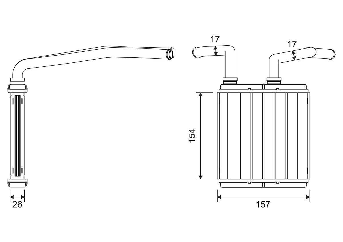VALEO Varmeelement, kabinevarme 811691 for OPEL VAUXHALL SUZUKI