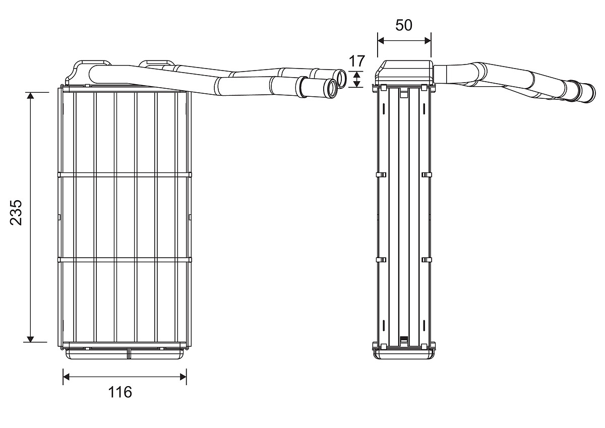VALEO Varmeelement, kabinevarme 881653 for LAND ROVER